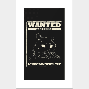 schrödinger's cat Posters and Art